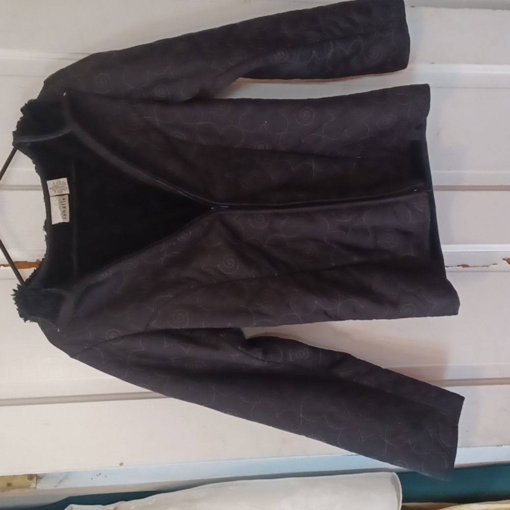 Light Spring Jacket Black Embroidered - image 1